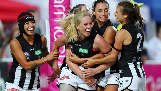 AFLW, Western Bulldogs v Collingwood: Magpies post first win | news.com ...