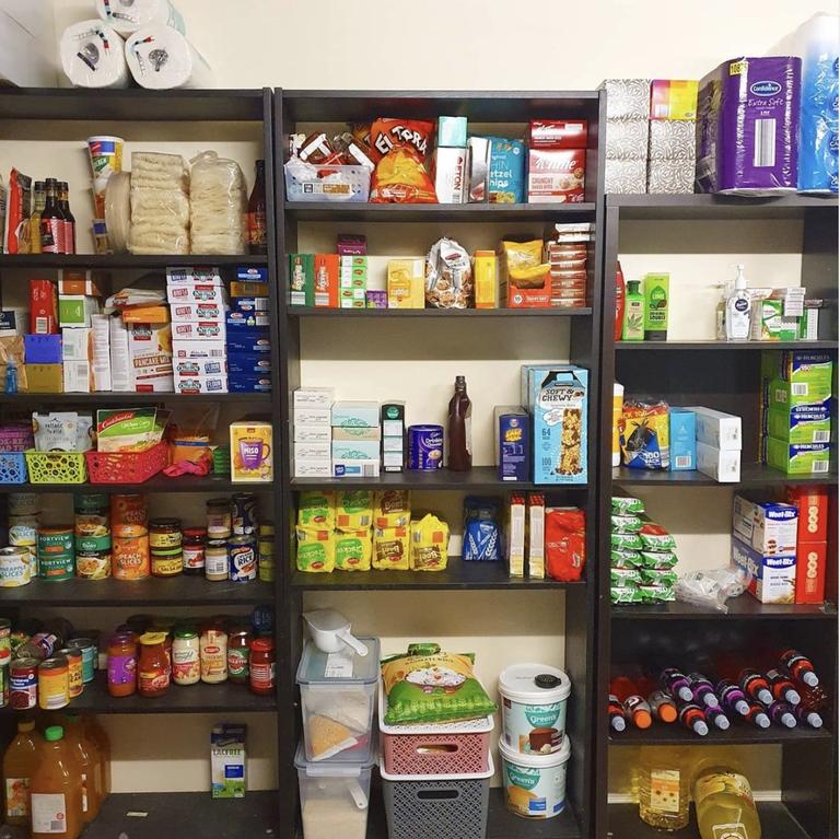 The stockpile means Emily can spend just $20 on weekly groceries for her family if needed. Picture: Instagram/@aussiedebtfreegirl.