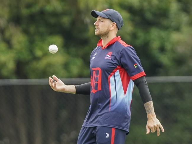 Premier Cricket: Dandenong v St Kilda. Dandenong player James Pattinson. Picture: Valeriu Campan