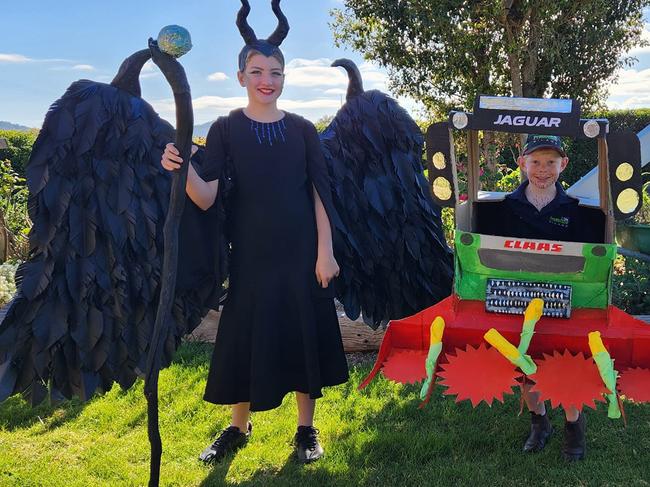 Maleficent & a Silage Contractor, Book Week 2023. Picture: Contributed