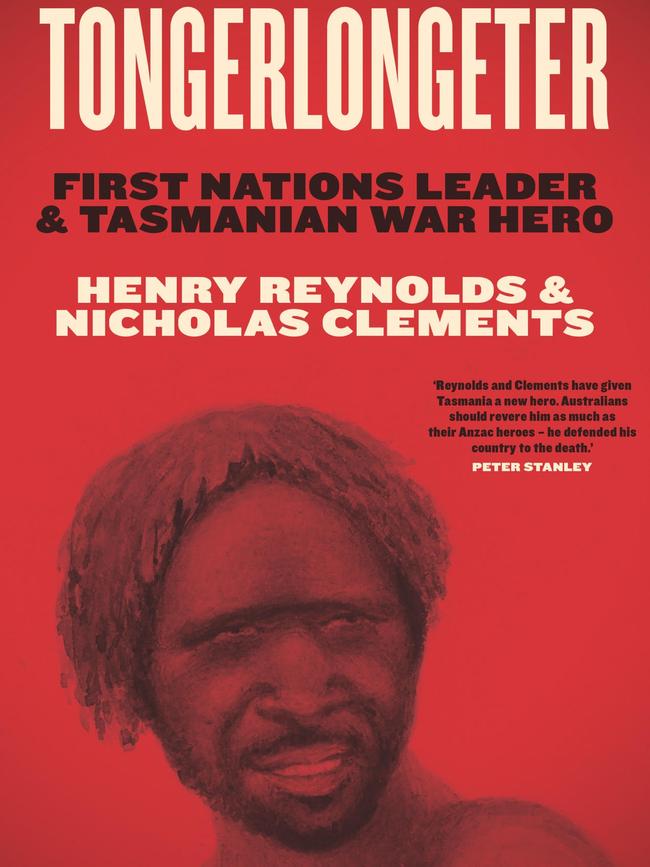 Tongerlongeter book cover by Professor Henry Reynolds and Dr Nicholas Clements.