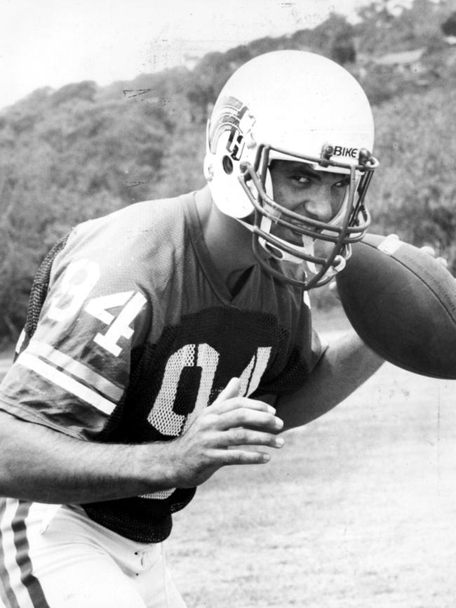 American Footballer Colin Scott. Picture: Peter Kurnik