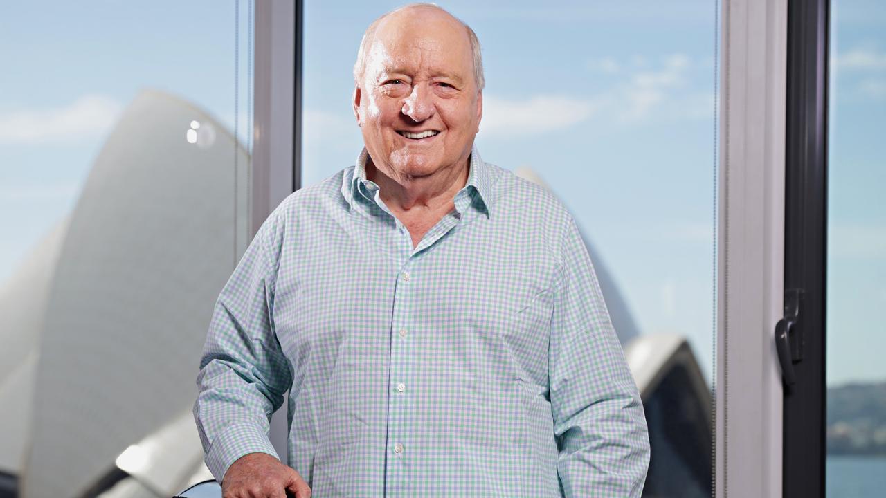 Alan Jones in his home at Circular Quay. Picture: Adam Yip