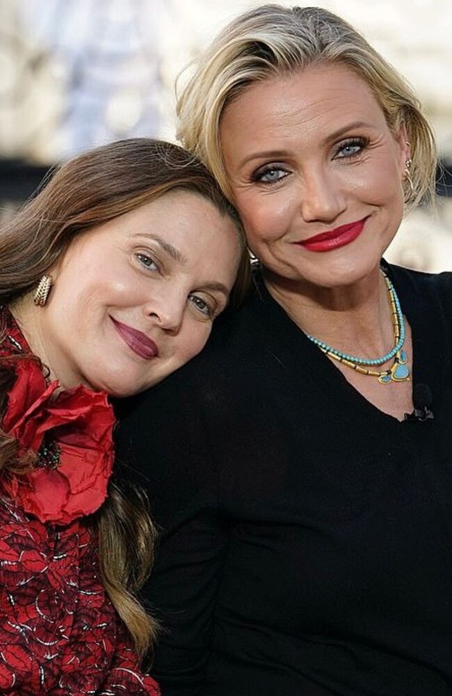 Drew Barrymore posted the pic with friend Cameron Diaz on social media, delighting fans. Picture: Instagram