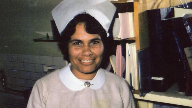 Dr O'Donoghue as a sister at Royal Adelaide Hospital in 1959. Picture: Lowitja O'Donoghue Collection