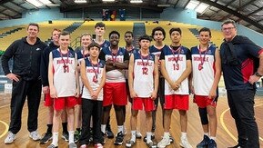 The Avondale School's male basketball team that competed in the Hunter Region Independent Schools tournament. Photo: supplied.