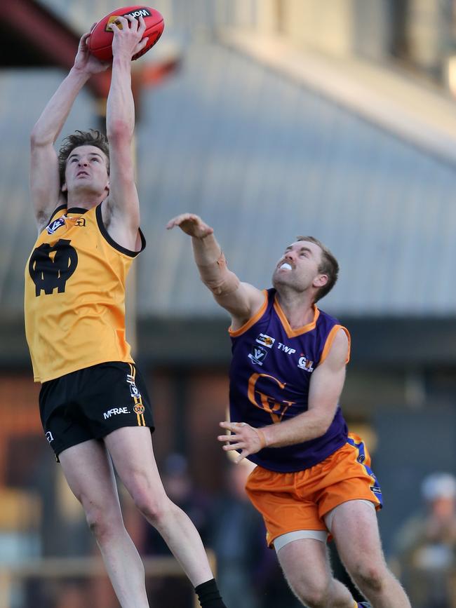 Riley Bice playing for the O&M in 2022. Picture: Yuri Kouzmin