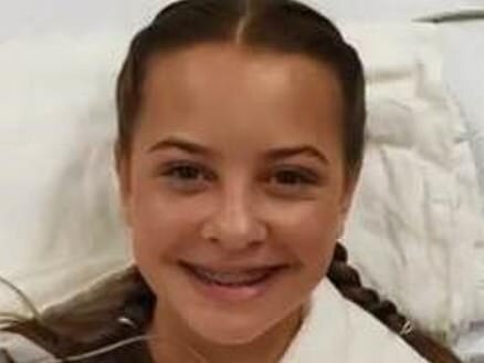 Saugus High School student, named only as Addison, was one of five kids shot by gunman Nathaniel Berhow Santa Clarita and saved by choir teacher Katie Holt. Picture: ABC/Supplied