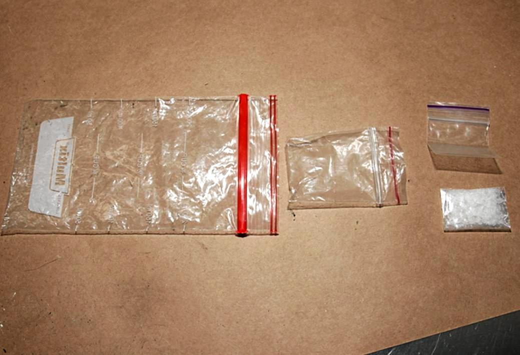 A portion on the drugs police seized at a Woombye address in an organised crime raid.