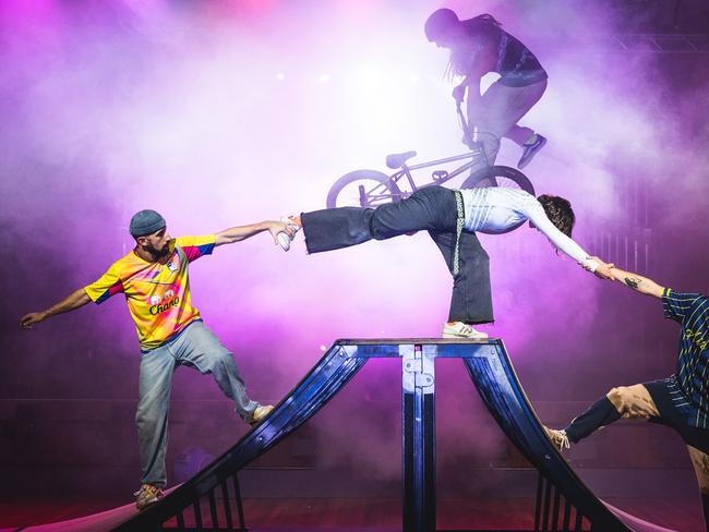 Photo of the Air Time Show which is part of the Sydney Festival 2025. Pic: sydneyfestival.org.au