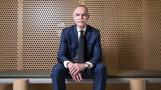 AustralianSuper CEO Ian Silk will step down at the end of the year. Picture: Aaron Francis