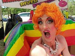 FESTIVAL FUN: Melony Brests delighted all at the Rainbow River Festival.