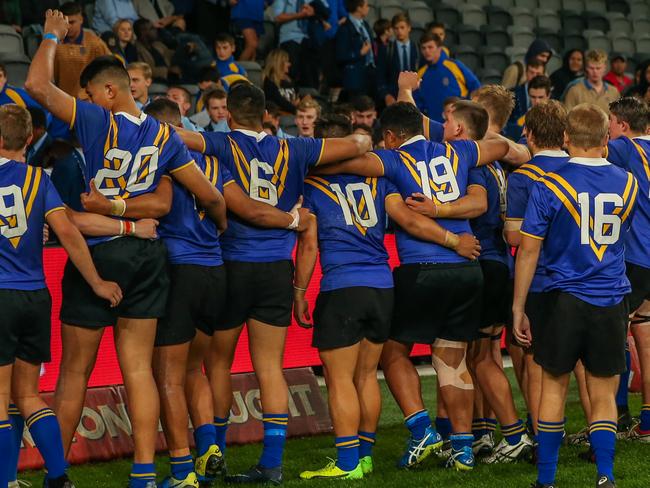 Waverley College playing at Bankwest Stadium earlier this year