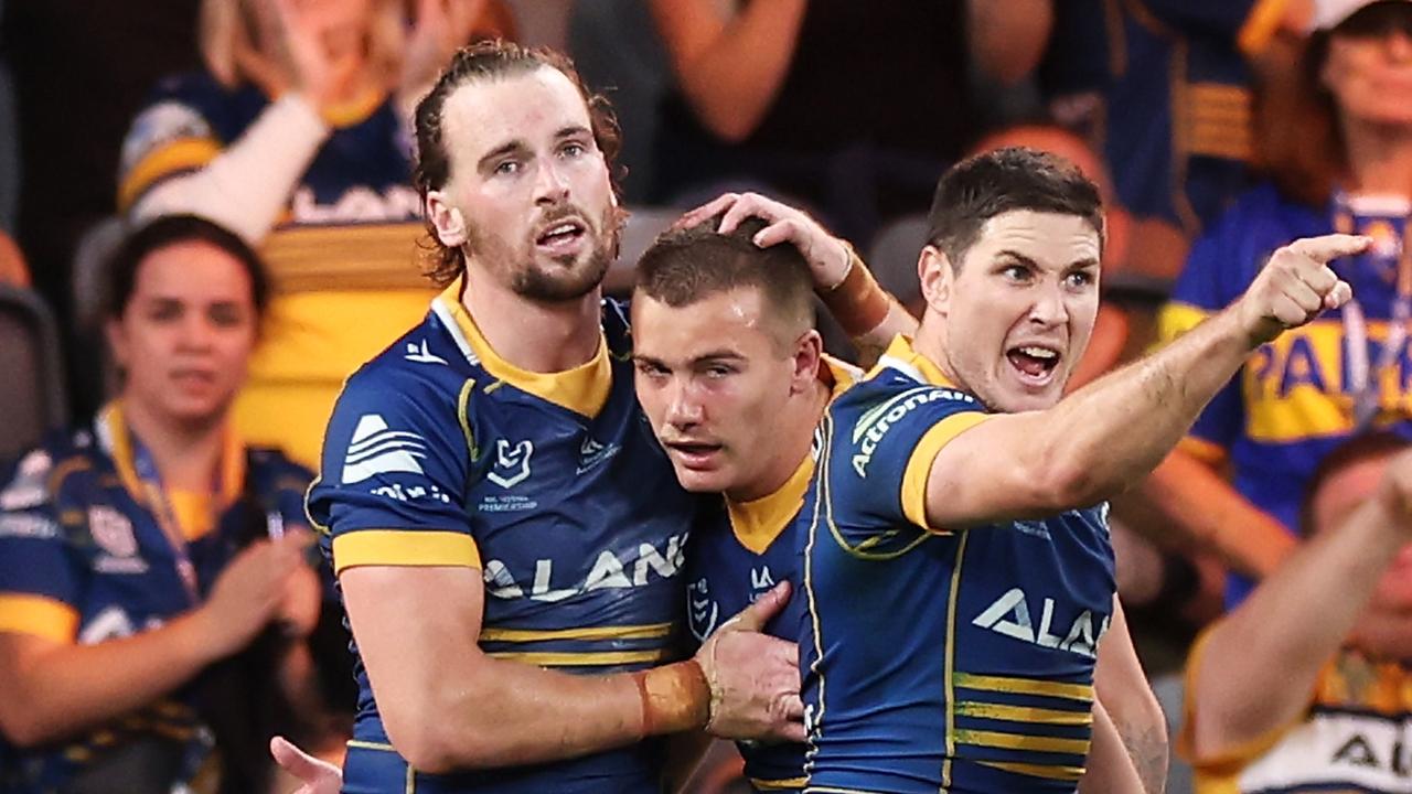 Clint Gutherson starred for the Eels. Photo by Mark Kolbe/Getty Images