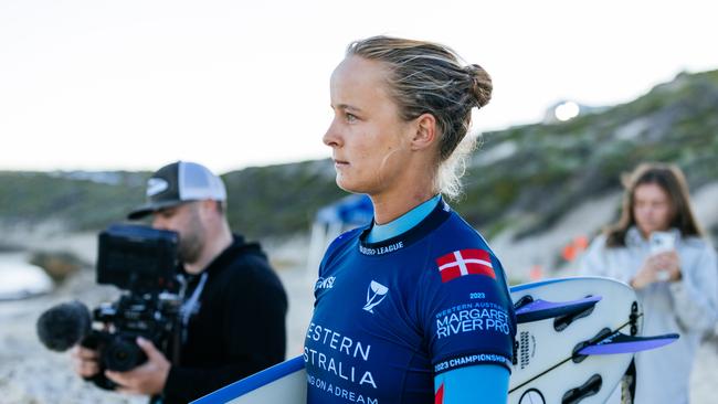 Isabella Nichols at Margaret River, Western Australia, Australia. (Photo by Cait Miers/World Surf League)