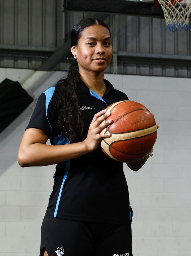 Cairns junior basketball player Taryn Bond will represent Queensland North in the Under 16 National Championships, held in Perth from July 1 to 9. Picture: Brendan Radke