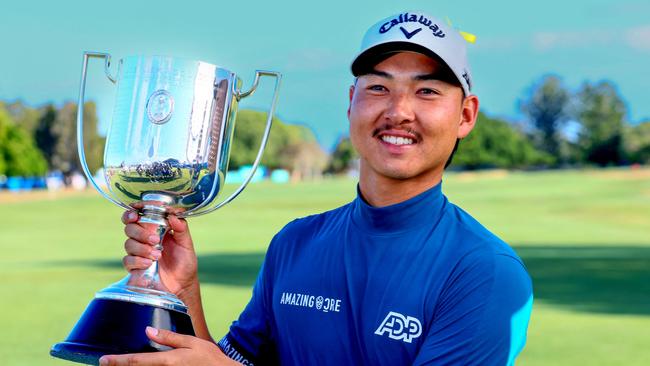 Lee is fresh off winning the Aussie PGA title. (Photo by Patrick HAMILTON / AFP)