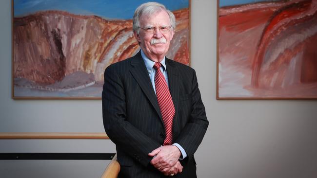 John Bolton says ‘I don’t think we will see a second Trump presidency’. Picture: John Feder