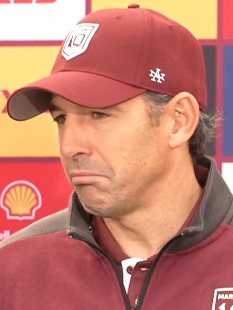 Billy Slater wasn't keen on the question. Photo: Fox Sports News.