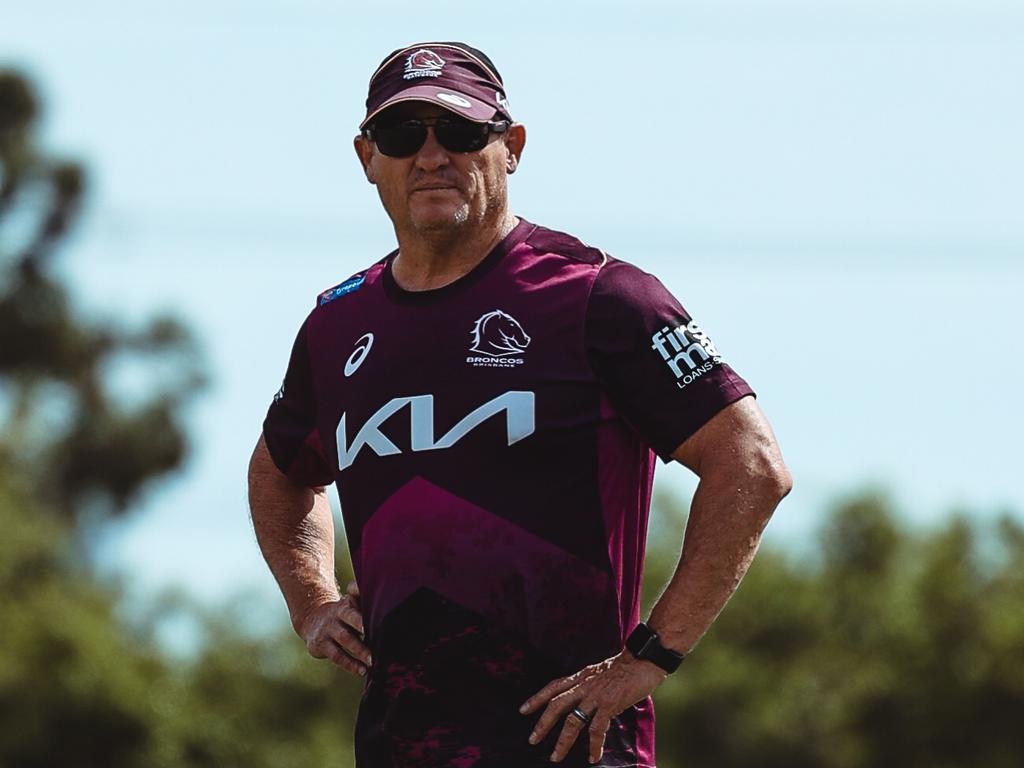 GOLD COAST Brisbane Broncos coach Kevin Walters during training at the Burleigh Bears, Pizzey Park in Miami. Photo: Zak Simmonds.