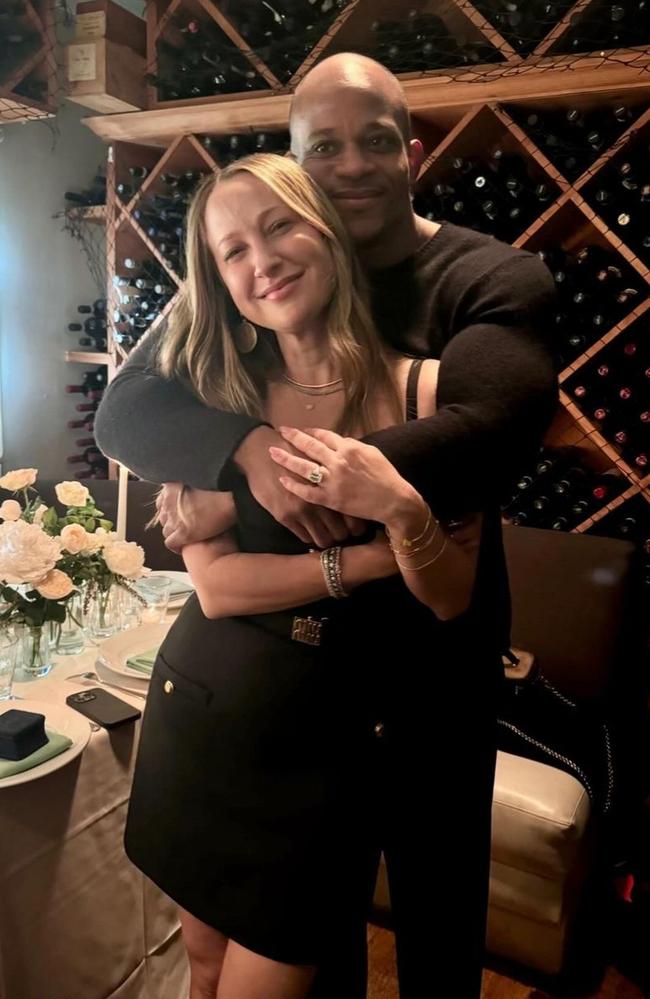 Tobey Maguire’s ex-wife Jennifer Meyer announced her engagement to billionaire heir Geoffrey Ogunlesi on Saturday.