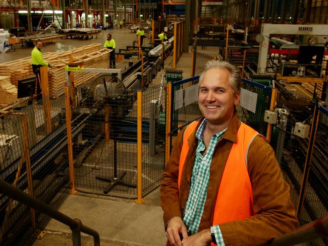 Sven Gard of Capral Aluminium, was named large employer of the year by the Queensland Manufacturing Industry. Pic Mark Calleja