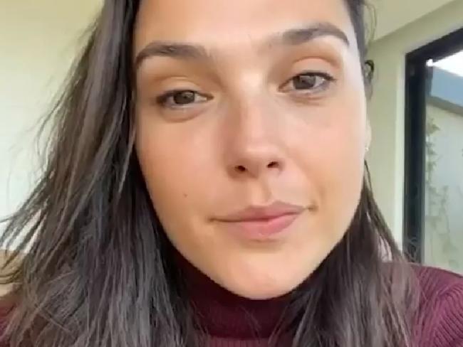 Israeli actress and model Gal Gadot and Wonder Woman actor, talking and singing on Instagram, she sings the song IMAGINE. Picture -  INSTAGRAM