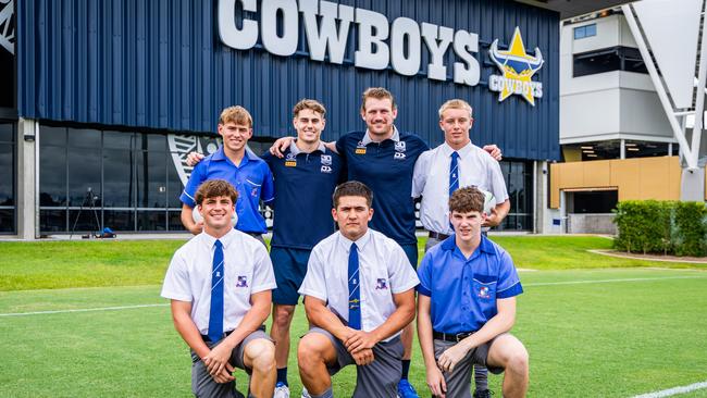 Cowboys sign a deal with Ignatius Park College. Picture: Alix Sweeney