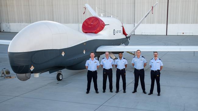 In November 2023, Northrop Grumman Corporation successfully completed the first flight of Australia’s multi-intelligence MQ-4C Triton uncrewed high altitude and long endurance maritime surveillance aircraft in California. Picture: Supplied