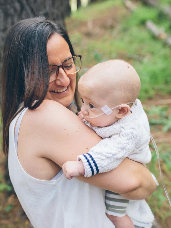 Rachel Southwell with Miles (born at 28 weeks WCH) – Picture Bec Newell.