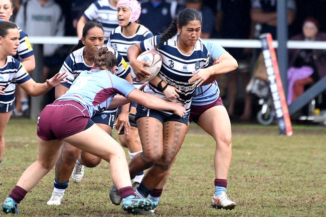 Premier women club rugby between Brothers and Norths Saturday May 25, 2024. Picture, John Gass