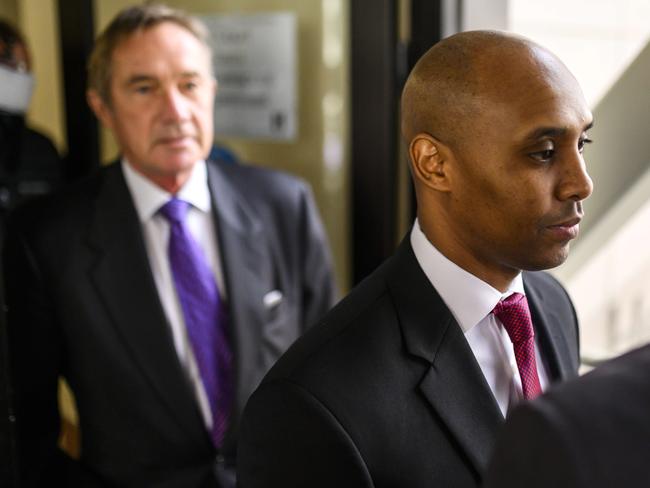  Former Minneapolis Police officer Mohamed Noor arrives at court. Picture: Getty Images/AFP