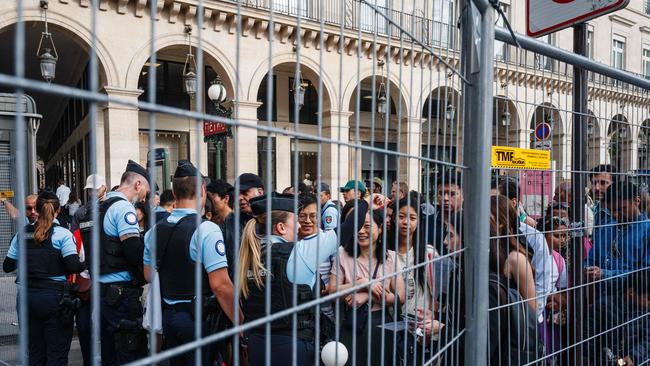 The security has clicked into gear. Photo by Dimitar DILKOFF / AFP