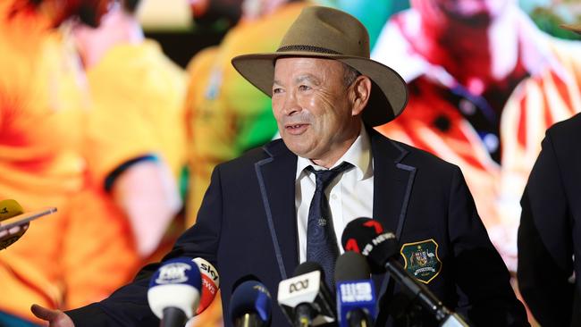 Wallabies coach Eddie Jones has had a disastrous lead-up to this year’s World Cup. (Photo by Mark Metcalfe/Getty Images)