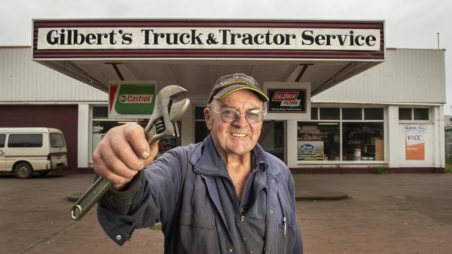 Long haul: Ray Gilbert started his career in 1958. Picture: Zoe Phillips