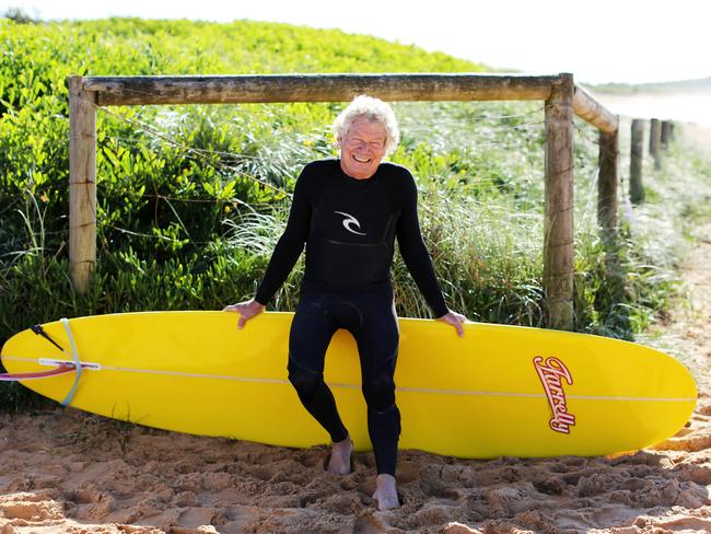 Midget Farrelly at Dee Why Beach in 2014. Picture: David Swift