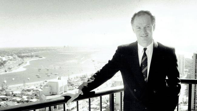 Premier Wayne Goss on the Gold Coast in mid-1990 as moves were underway to decriminalise homosexuality. Picture: Anne Livingston.