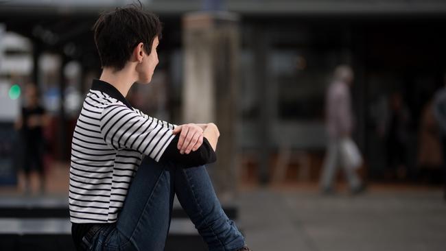 A woman who identified as a man but has decided to reclaim her biological sex. Picture: Marty Melville