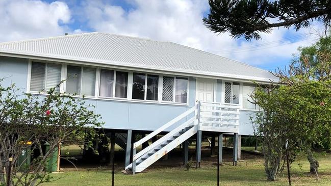 This two-bedroom Queenslander is for rent in Emu Park for $450 a week