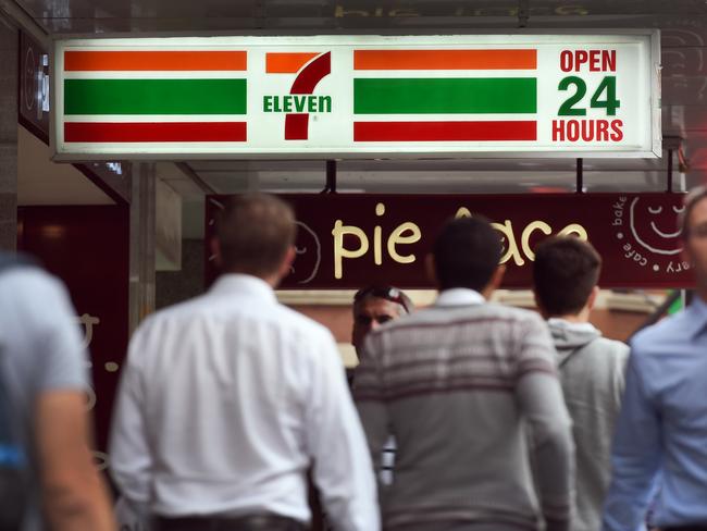 The chairman and chief executive of 7-Eleven convenience stores in Australia resigned in 2015, following allegations that franchises systematically underpaid workers. Picture: William West/AFP