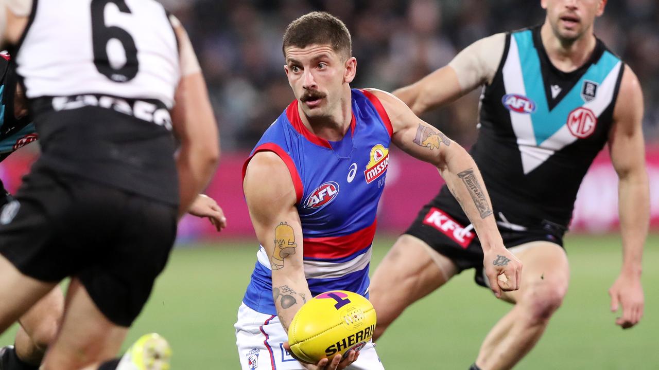 The Power failed to put a leash on Libba. Picture: AFL Photos/Getty Images