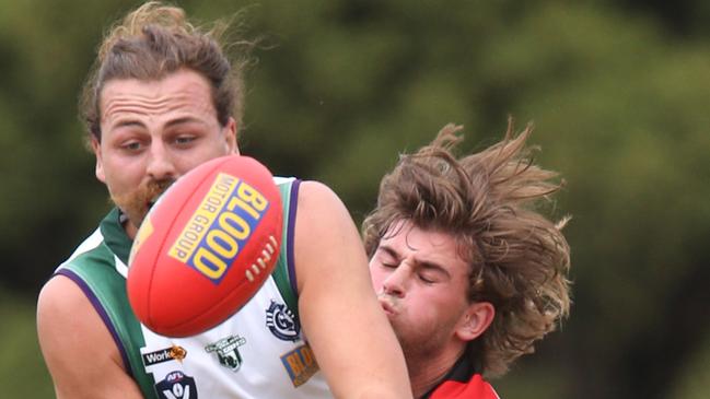 Luke Goetz (left) is heading to Bacchus Marsh. Picture: Mark Wilson