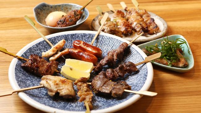 2: Yakitori Yurippi: Everyone loves eating things on sticks, which is the idea behind this yakitori bar in Crows Nest. A variety of skewered meats are cooked the traditional Japanese way, grilled over charcoal rather than gas for that smoky flavour.