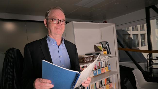 Professor Peter Phibbs has authored a damning report into the effect of short stays on Tasmania's long-term rental market. Picture: Kenji Sato