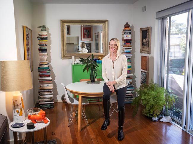 Jacqui Thompson is selling an apartment in Vaucluse priced near the Sydney median unit price. Picture: Julian Andrews