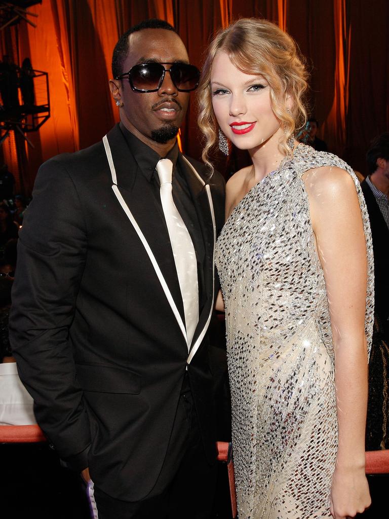 Sean Combs pictured with Taylor Swift was one of the entertainment industry’s most influential figures. Picture: Getty Images