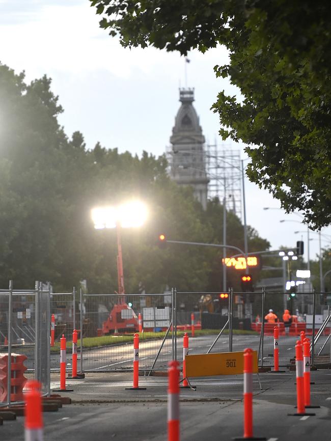 Major road works will close roads for seven days. Picture: Nicole Garmston