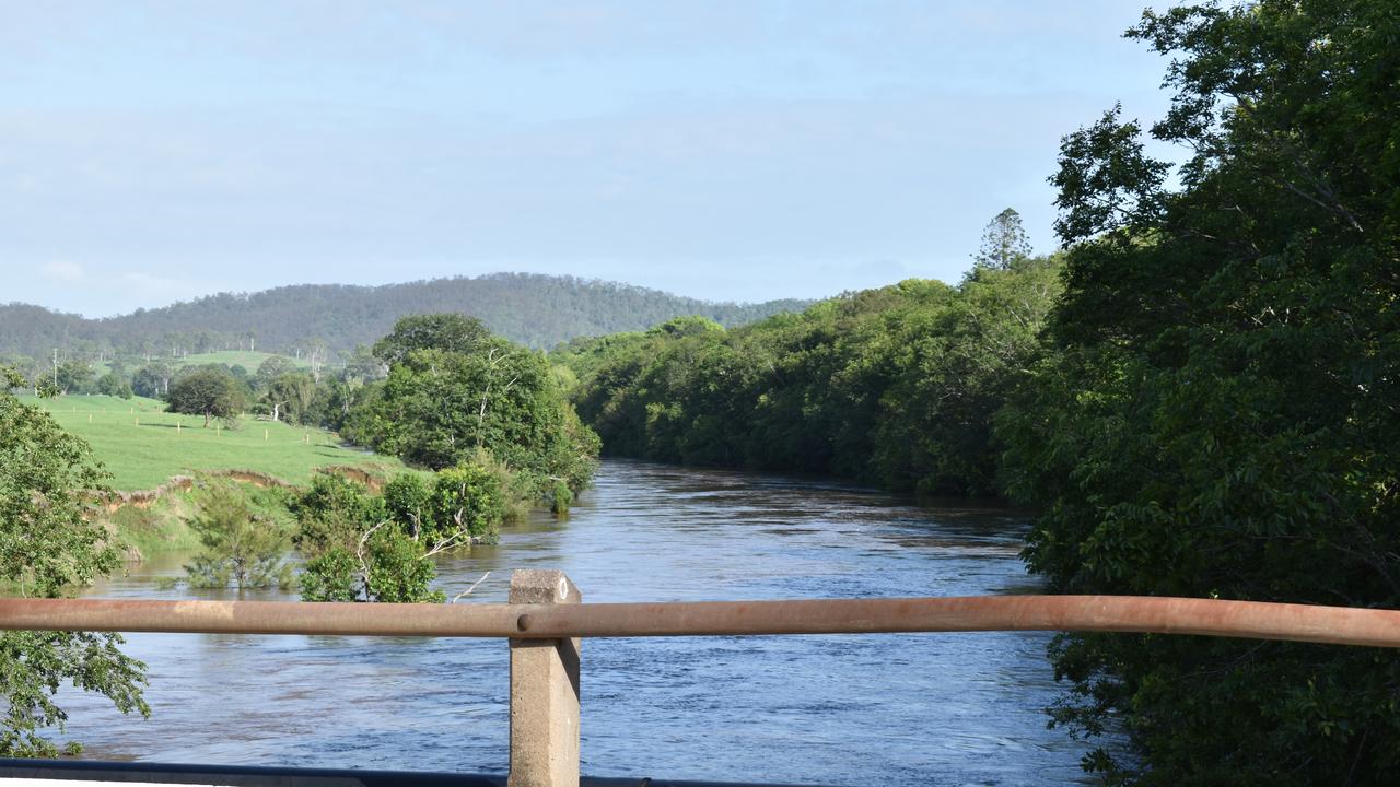 The Mary River running high at Kidd Bridge (file photo). High levels of the E. coli have been detected in the Mary River, one downstream of the Gympie weir.