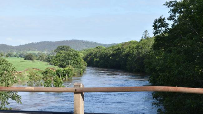 The Mary River running high at Kidd Bridge (file photo). High levels of the E. coli have been detected in the Mary River, one downstream of the Gympie weir.