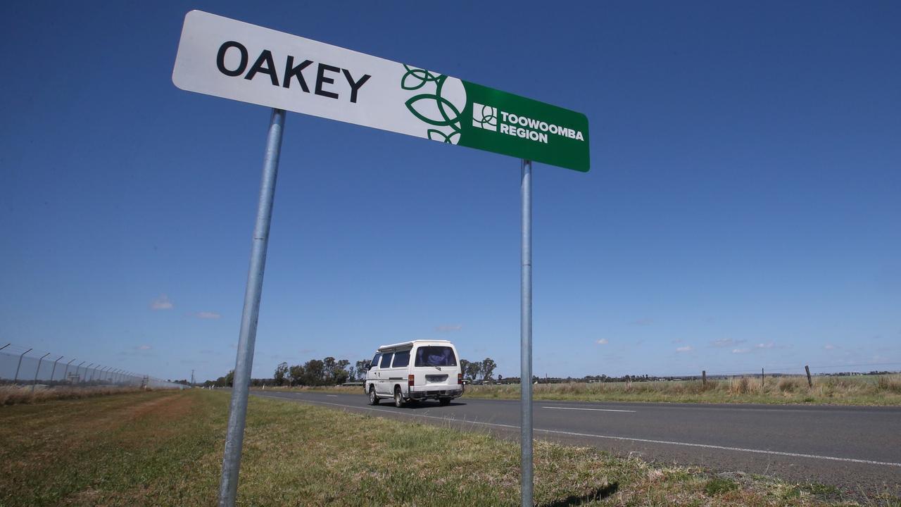 The small regional town of Oakey, just west of Toowoomba, is about 160km west of Brisbane on the Darling Downs.